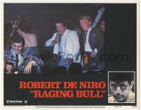 5k1340 RAGING BULL LC #6 1980 Martin Scorsese boxing classic, fat Robert De Niro at microphone!