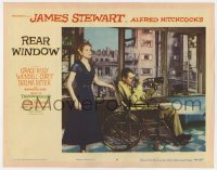 5k1350 REAR WINDOW LC #6 1954 Alfred Hitchcock, great image of Grace Kelly & James Stewart w/lens!