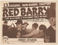 5k0843 RED BARRY chapter 4 TC R1948 Buster Crabbe of Flash Gordon fame, High Stakes!