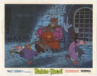 5k1368 ROBIN HOOD LC 1973 Walt Disney cartoon, sleeping Sheriff of Nottingham with Trigger & Nutsy!