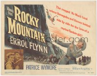 5k0846 ROCKY MOUNTAIN TC 1950 part renegade part hero Errol Flynn & pretty Patrice Wymore, Civil War