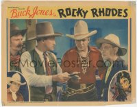 5k1373 ROCKY RHODES LC 1934 close up of Buck Jones with sheriff Jack Rockwell!