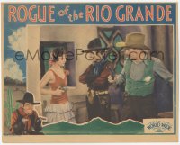 5k1374 ROGUE OF THE RIO GRANDE LC 1930 sexy young Myrna Loy pointing gun at Jose Bohr, very rare!