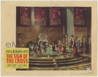 5k1414 SIGN OF THE CROSS LC #7 R1944 Claudette Colbert, Charles Laughton, Fredric March, DeMille