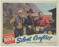 5k1416 SILENT CONFLICT LC #2 1948 William Boyd as Hopalong Cassidy with Andy Clyde & Rand Brooks!