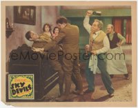 5k1423 SKY DEVILS LC 1932 bartender tries to break up fight between Spencer Tracy & other soldier!
