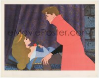 5k1430 SLEEPING BEAUTY LC 1959 Disney cartoon, Prince Phillip wakes Princess Aurora from her slumber!