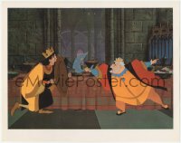 5k1427 SLEEPING BEAUTY LC 1959 Disney cartoon, King Stefan & King Hubert battling with fish!