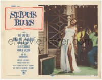 5k1446 ST. LOUIS BLUES LC #1 1958 wonderful image of music legend Eartha Kitt singing with band!
