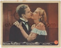 5k1453 STOLEN PARADISE LC 1940 a story of adolescence starring Leon Janney & Eleanor Hunt, rare!