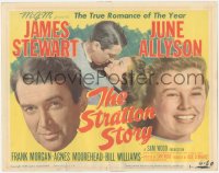 5k0857 STRATTON STORY TC 1949 Chicago White Sox baseball player James Stewart & June Allyson!
