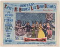5k1483 THERE'S NO BUSINESS LIKE SHOW BUSINESS LC #5 1954 Marilyn Monroe & other top cast in line-up!