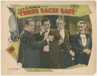 5k1490 THREE FACES EAST LC 1926 Henry Walthall watches man restrained, produced by Cecil B. DeMille!