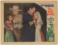 5k1528 VIA PONY EXPRESS LC 1933 Jack Hoxie & Lane Chandler with Marceline Day & Doris Hill!