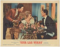 5k1532 VIVA LAS VEGAS LC #3 1964 fumbling waiter Elvis Presley messed up sexy Ann-Margret's dinner!