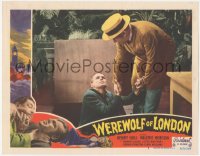 5k1545 WEREWOLF OF LONDON LC #5 R1951 J.M. Kerrigan helping Henry Hull in first Universal Wolfman!