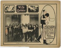 5k1563 WIFE OF THE CENTAUR LC 1924 John Gilbert declares he won't share Eleanor Boardman, ultra rare!