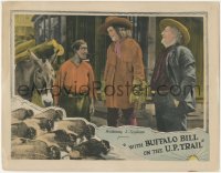 5k1573 WITH BUFFALO BILL ON THE U.P. TRAIL LC 1926 Roy Stewart as Buffalo Bill Cody with two others!