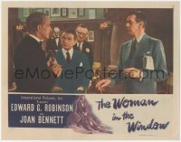 5k1576 WOMAN IN THE WINDOW LC 1944 Fritz Lang, Edward G. Robinson & Raymond Massey & Edmond Breon!