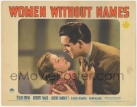 5k1579 WOMEN WITHOUT NAMES LC 1940 intense romantic close up of Ellen Drew & Robert Paige