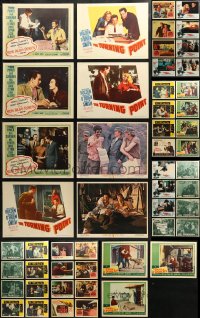 5m0664 LOT OF 51 LOBBY CARDS 1950s-1970s incomplete sets from a variety of different movies!