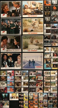 5m0621 LOT OF 123 LOBBY CARDS 1960s-1990s incomplete sets from a variety of different movies!