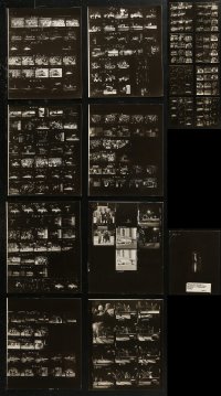 5m0309 LOT OF 17 ED SULLIVAN SHOW 1960S TV CONTACT SHEETS 1960s great images of him & guest stars!