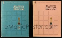 5m1018 LOT OF 2 1967 AND 1968 ACADEMY PLAYERS DIRECTORY SOFTCOVER BOOKS 1967-1968 lots of info!