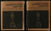 5m1023 LOT OF 2 1979 ACADEMY PLAYERS DIRECTORY SOFTCOVER BOOKS 1979 filled with information!
