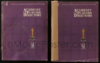 5m1020 LOT OF 2 1970 ACADEMY PLAYERS DIRECTORY SOFTCOVER BOOKS 1970 filled with information!