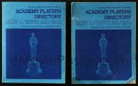 5m1024 LOT OF 2 1981 ACADEMY PLAYERS DIRECTORY SOFTCOVER BOOKS 1981 filled with information!