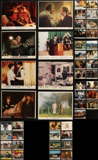 5m0244 LOT OF 55 MINI LOBBY CARDS 1970s-1980s great scenes from a variety of different movies!