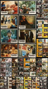 5m0625 LOT OF 119 LOBBY CARDS 1970s-1980s complete & incomplete sets from a variety of movies!