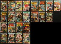 5m0441 LOT OF 23 VAULT OF EVIL COMIC BOOKS 1960s from the Marvel Comics Group!