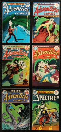 5m0482 LOT OF 6 ADVENTURE COMICS COMIC BOOKS 1970s DC Comics all featuring The Spectre!