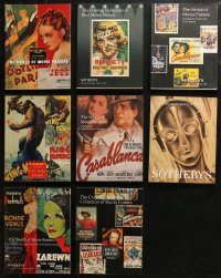 5m0929 LOT OF 8 SOTHEBY'S NEW YORK MOVIE POSTER AUCTION CATALOGS 1993-2000 U.S. & non-U.S. items!