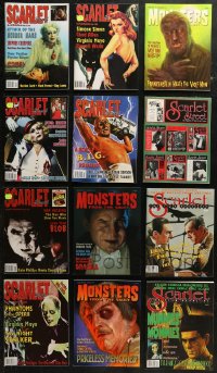 5m0856 LOT OF 12 HORROR/FANTASY MOVIE MAGAZINES 2000s-2010s filled with great images & articles!
