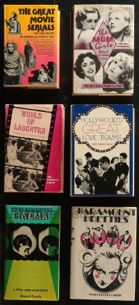 5m0958 LOT OF 6 HARDCOVER BOOKS ABOUT MOVIE GENRES AND TYPES 1960s-1980s great images & info!
