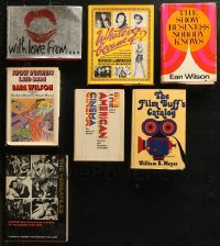 5m0950 LOT OF 7 HARDCOVER MOVIE BOOKS 1960s-1980s filled with great images & information!