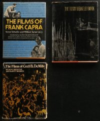 5m1005 LOT OF 3 DIRECTOR COFFEE TABLE HARDCOVER MOVIE BOOKS 1960s-1970s Frank Capra & more!
