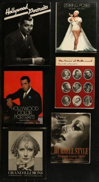 5m0955 LOT OF 6 STUDIO PHOTOGRAPHS COLLECTIBLE HARDCOVER BOOKS 1960s-1980s great images & info!