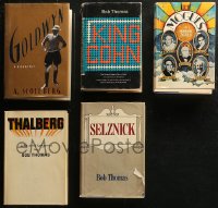 5m0969 LOT OF 5 PRODUCER BIOGRAPHY HARDCOVER BOOKS 1960s-1980s Goldwyn, Thalberg, Cohn, Selznick!