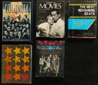5m0972 LOT OF 5 COFFEE TABLE HARDCOVER MOVIE BOOKS 1960s-1980s filled with great images & info!