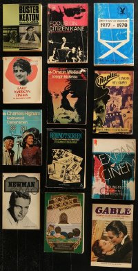 5m0941 LOT OF 12 SOFTCOVER MOVIE BOOKS 1960s-1970s filled with great images & information!