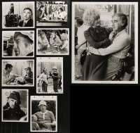 5m0351 LOT OF 9 DON SIEGEL 8X10 STILLS 1970s great candid images of the director on movie sets!
