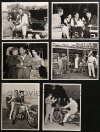 5m0369 LOT OF 6 CHARLES WALTERS 8X10 STILLS 1950s-1960s great candids of the director on movie sets!