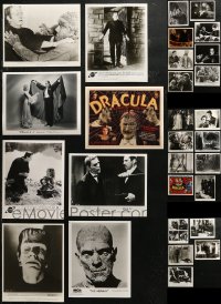 5m0427 LOT OF 29 UNIVERSAL HORROR 8X10 STILLS 1980s-1990s Dracula, Frankenstein, Mummy!