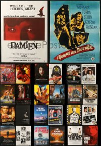 5m0080 LOT OF 28 FORMERLY FOLDED 15X21 FRENCH POSTERS 1970s-2010s a variety of cool movie images!