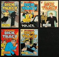 5m0485 LOT OF 5 DICK TRACY GLADSTONE COMIC BOOKS 1990s the original by Chester Gould!