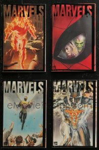 5m0489 LOT OF 4 MARVELS COMIC BOOKS 1994 complete set of 4 from the Alex Ross limited series!